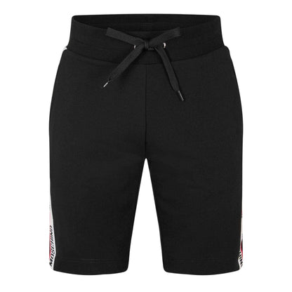 Black - Front - Moschino Mens Fleece Jogger Shorts