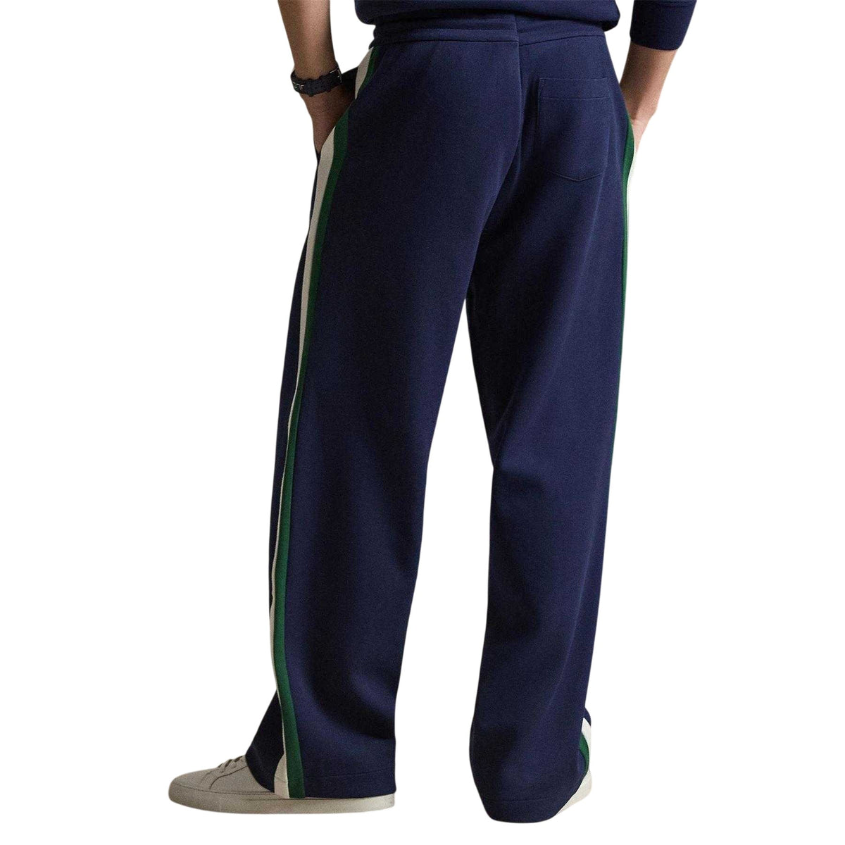 Navy - Back - Ralph Lauren Mens Embroidered Logo Relaxed Fit Joggers