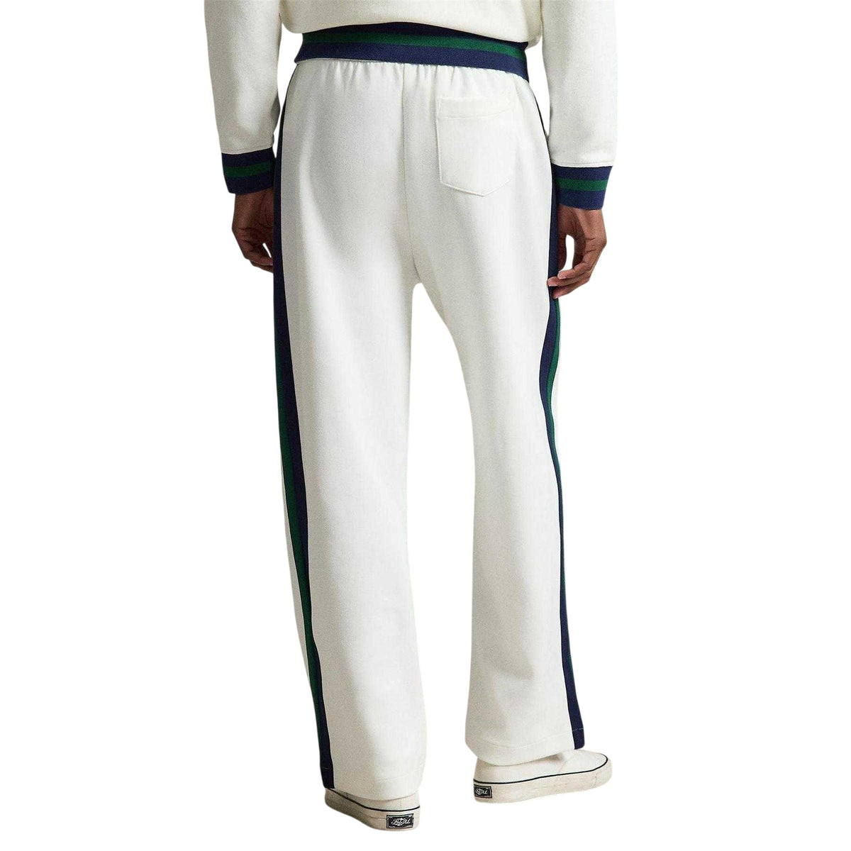 White - Back - Ralph Lauren Mens Embroidered Logo Relaxed Fit Joggers