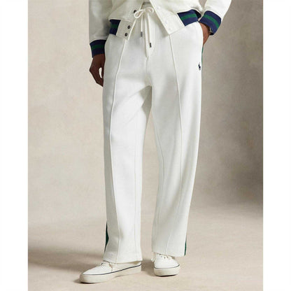 White - Lifestyle - Ralph Lauren Mens Embroidered Logo Relaxed Fit Joggers