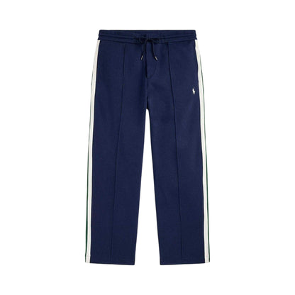 Navy - Front - Ralph Lauren Mens Embroidered Logo Relaxed Fit Joggers