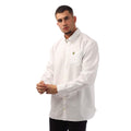 White - Front - Lyle & Scott Mens Plain Oxford Shirt