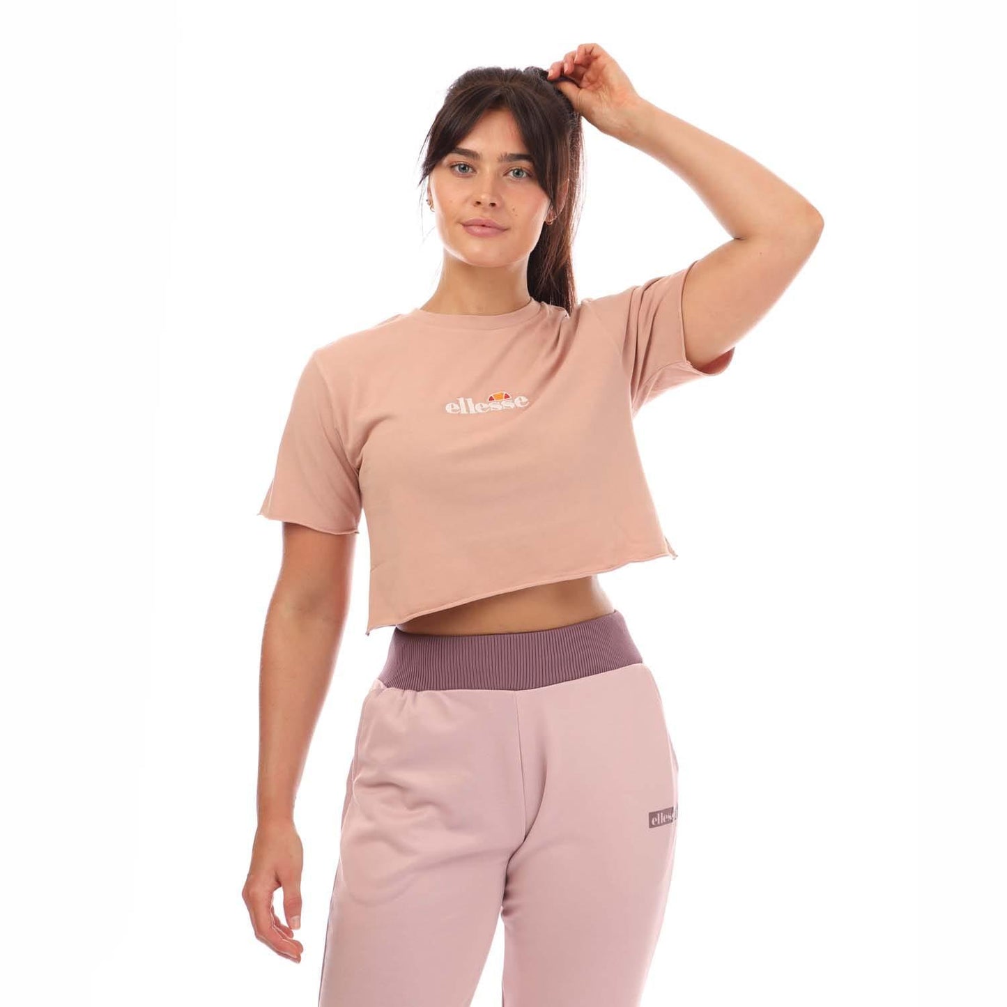 Pink - Lifestyle - Ellesse Womens-Ladies Celesi Crop T-Shirt