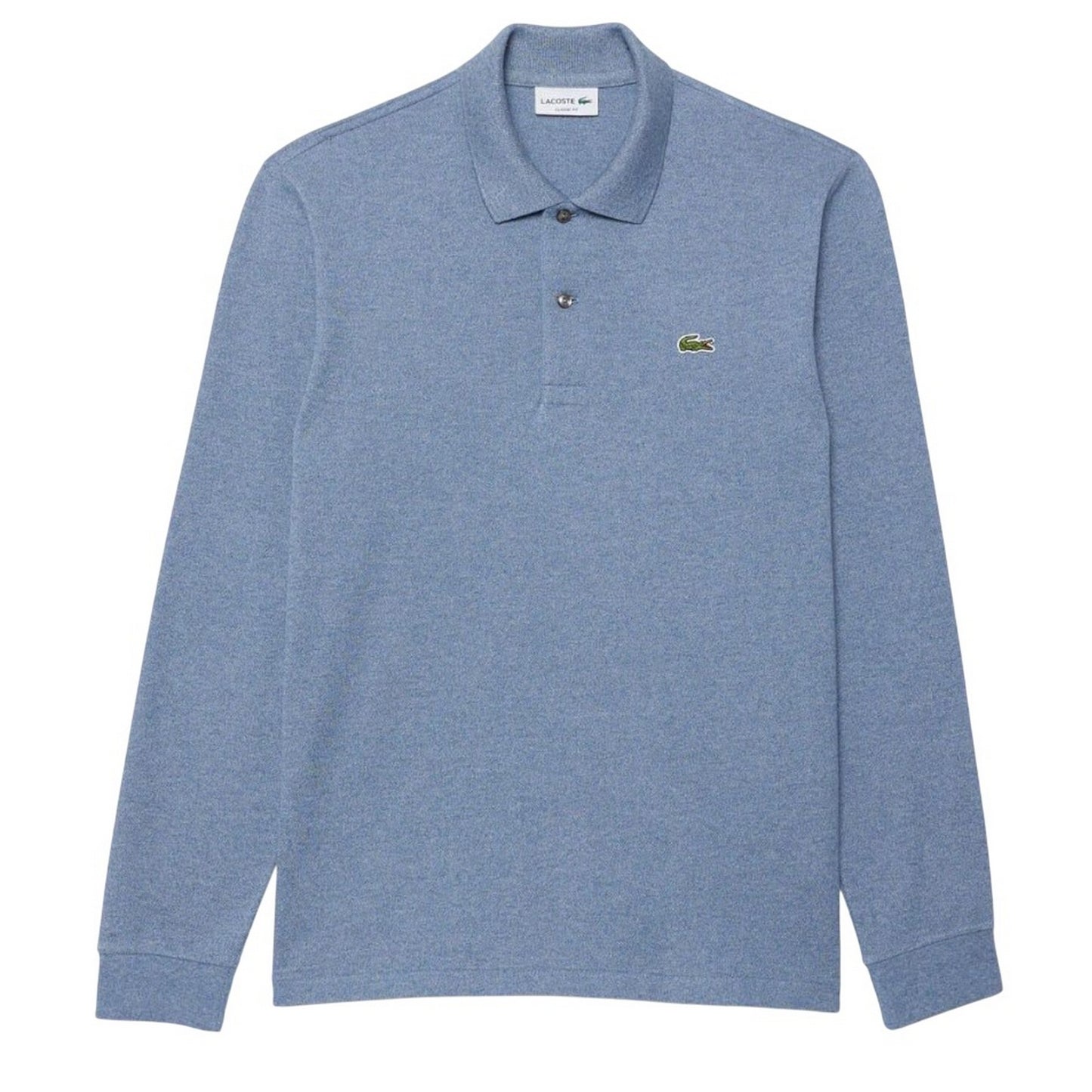Blue - Front - Lacoste Mens L.12.12 Classic Long-Sleeved Polo Shirt