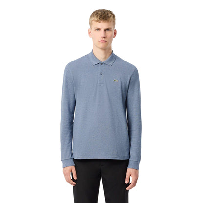 Blue - Lifestyle - Lacoste Mens L.12.12 Classic Long-Sleeved Polo Shirt