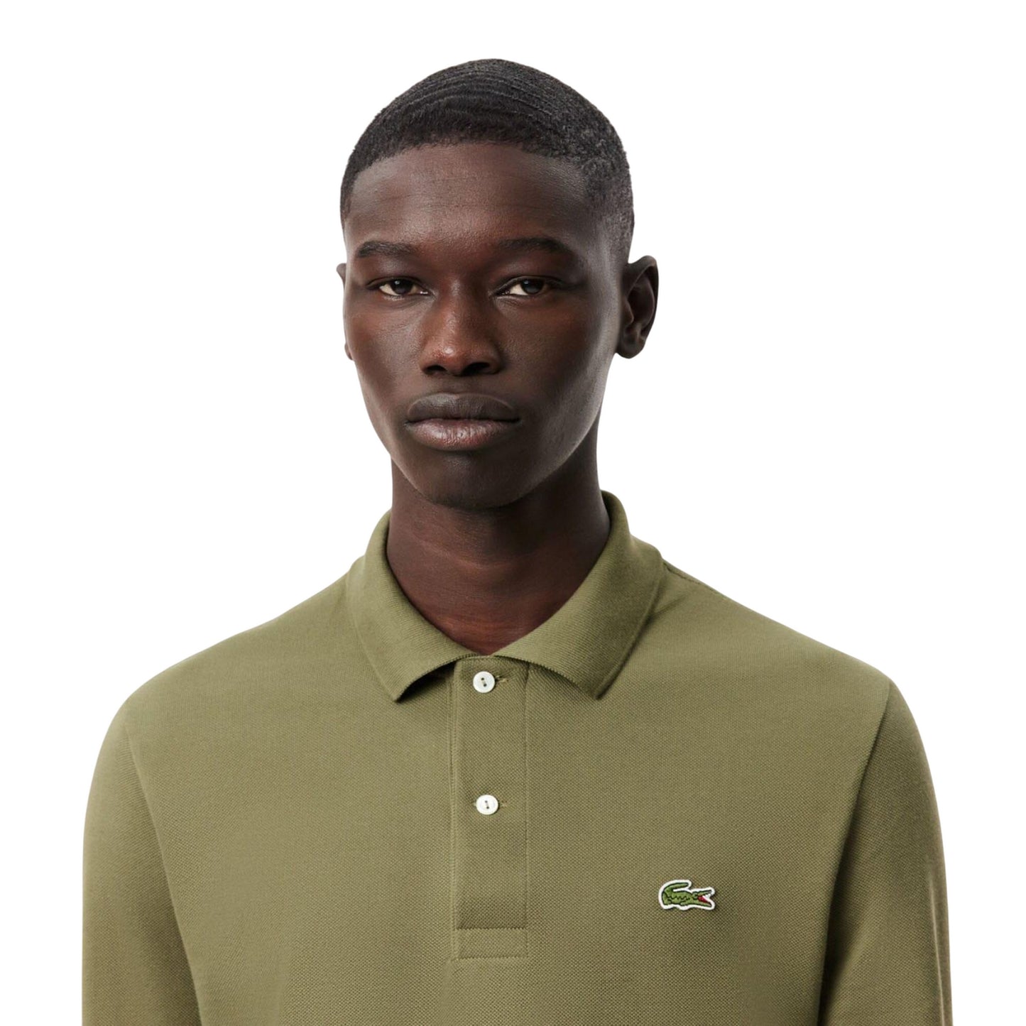 Khaki Green - Lifestyle - Lacoste Mens L.12.12 Classic Long-Sleeved Polo Shirt