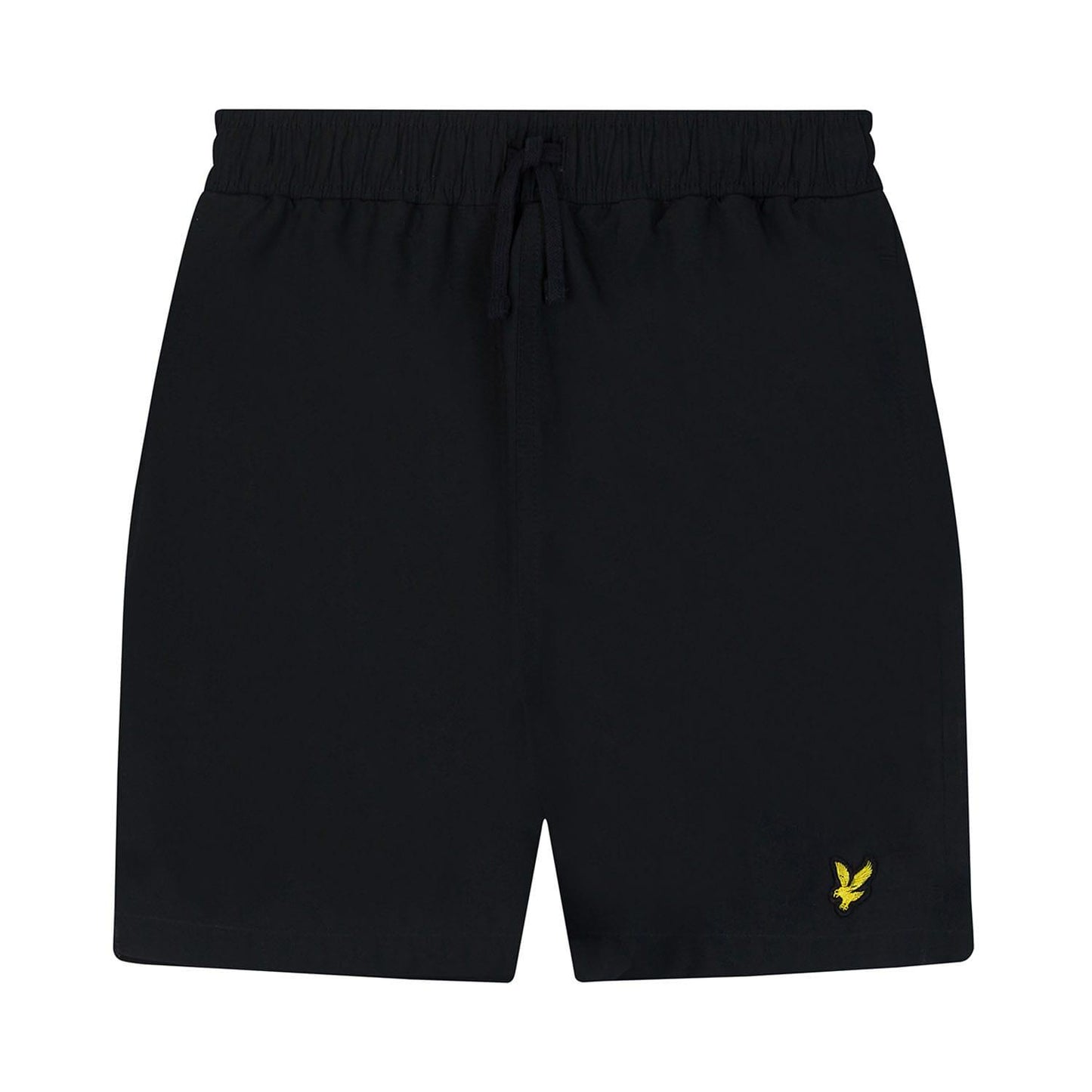 Black - Front - Lyle & Scott Boys Logo Swim Shorts