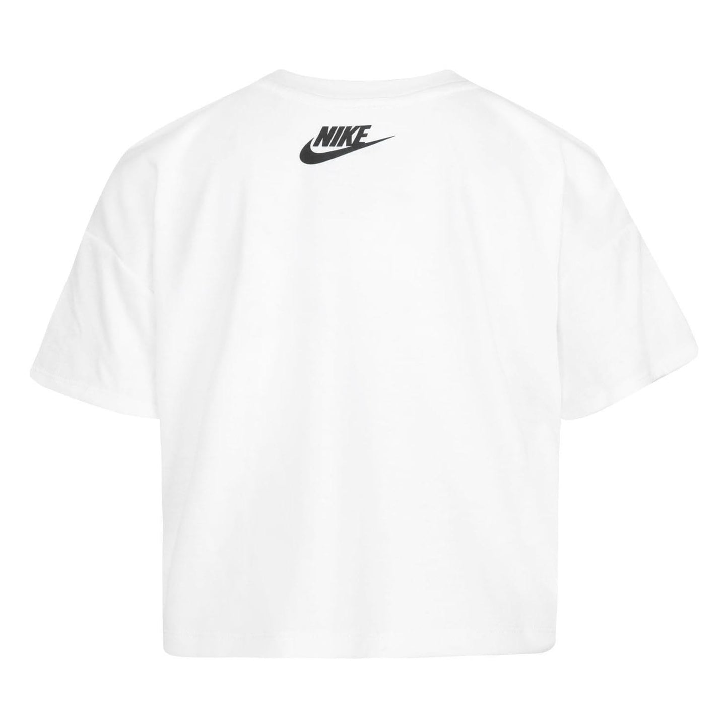 White - Back - Nike Girls Futura Gradient Boxy T-Shirt
