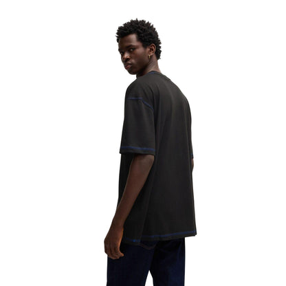 Black - Back - Hugo Mens Nitlogo T-Shirt