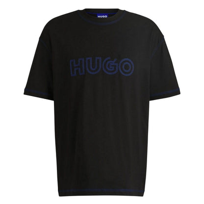 Black - Front - Hugo Mens Nitlogo T-Shirt