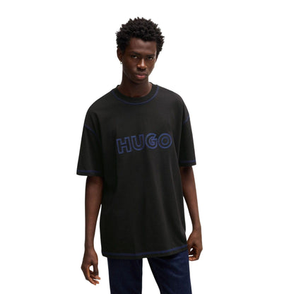 Black - Lifestyle - Hugo Mens Nitlogo T-Shirt