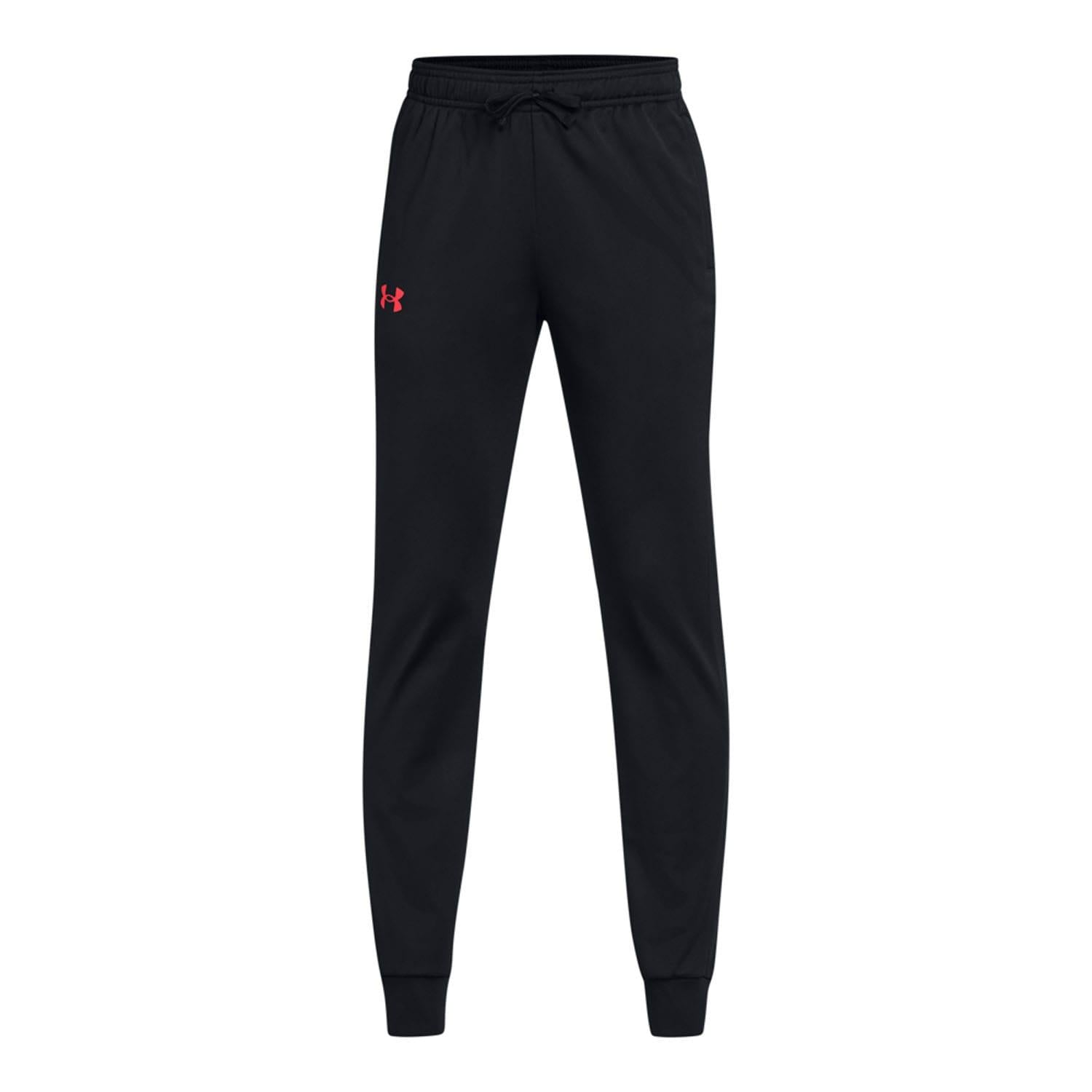 Black - Front - Under Armour Childrens-Kids Brawler 2.0 Tapered Jogging Bottoms