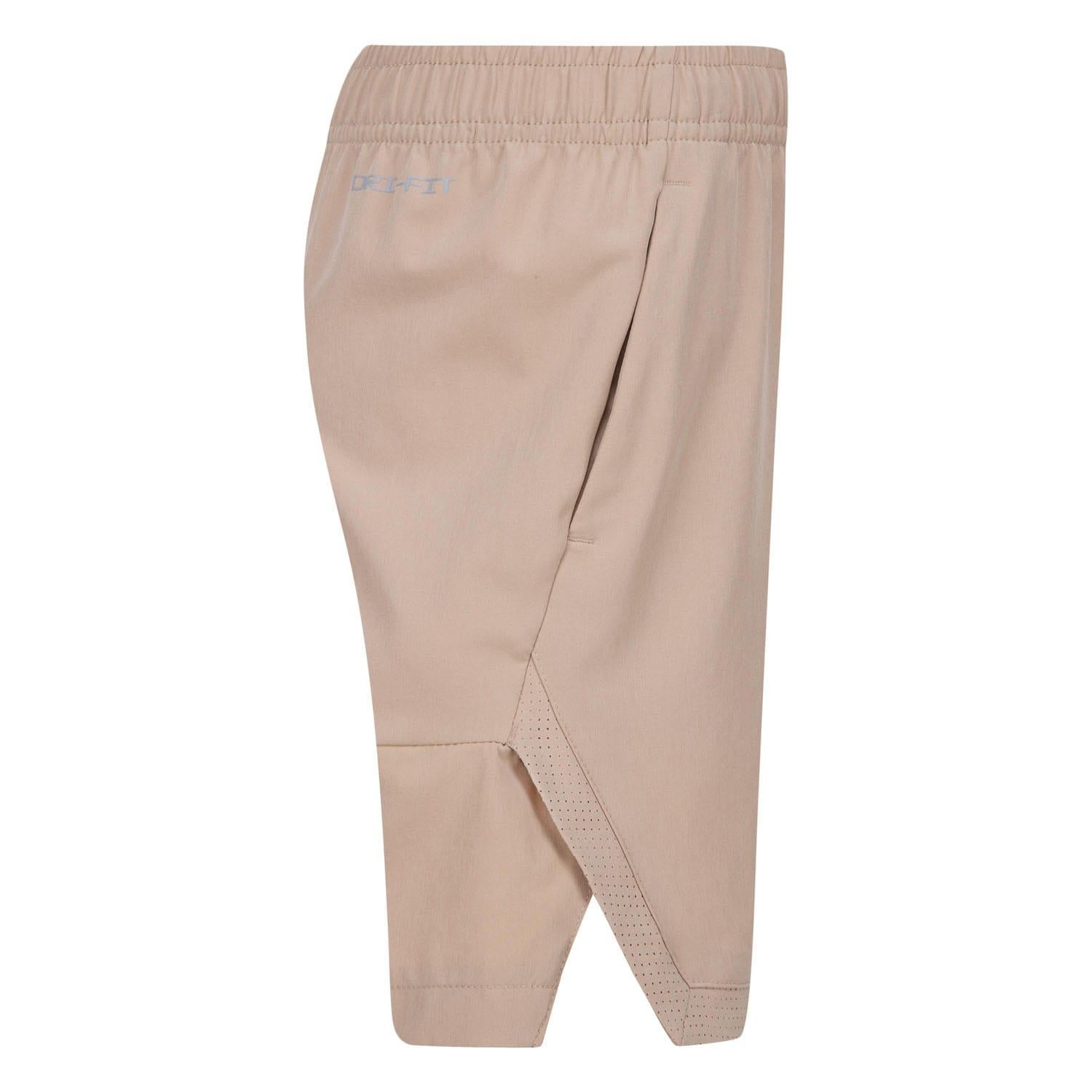 Beige - Side - Nike Childrens-Kids Hazy Rays Woven Shorts