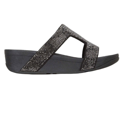 Black - Side - Fit Flop Womens-Ladies Marli Sliders