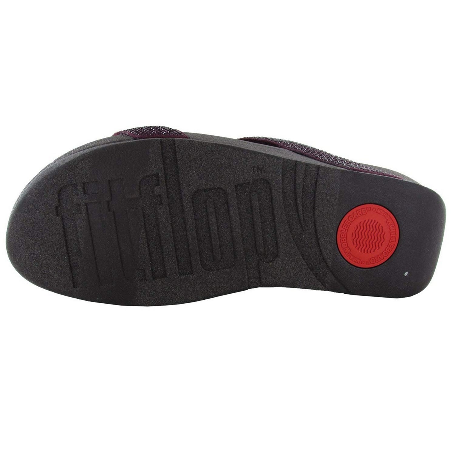 Black - Pack Shot - Fit Flop Womens-Ladies Marli Sliders