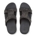 Black - Side - Fit Flop Womens-Ladies Marli Sliders
