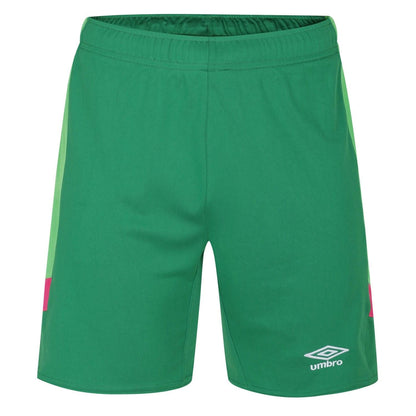 Green - Front - Umbro Childrens-Kids Goalkeeper Shorts