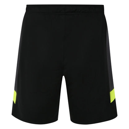 Black-Yellow - Back - Umbro Childrens-Kids Goalkeeper Shorts