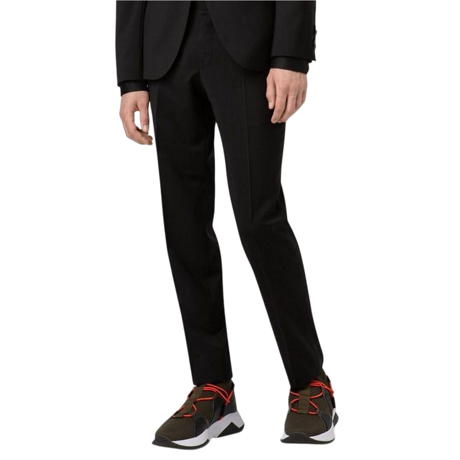 Black - Side - Hugo Mens Griffin181S Trousers