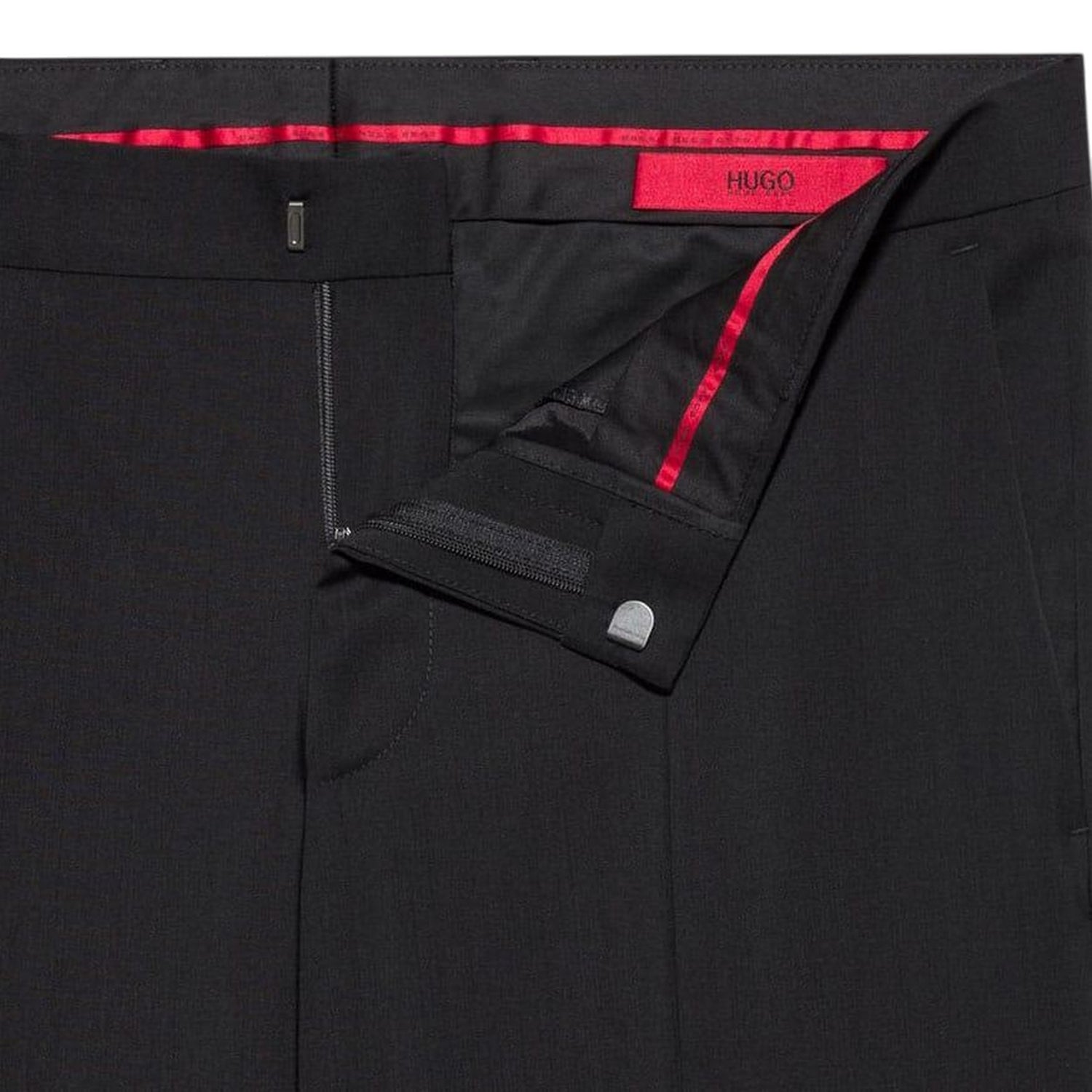 Black - Back - Hugo Mens Griffin181S Trousers