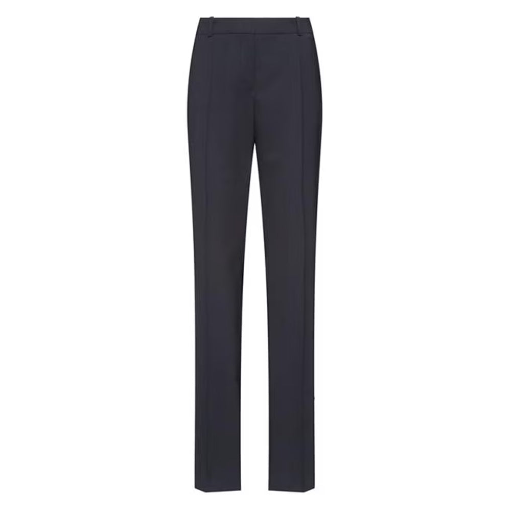 Dark Blue - Front - Hugo Womens-Ladies The Regular Trousers