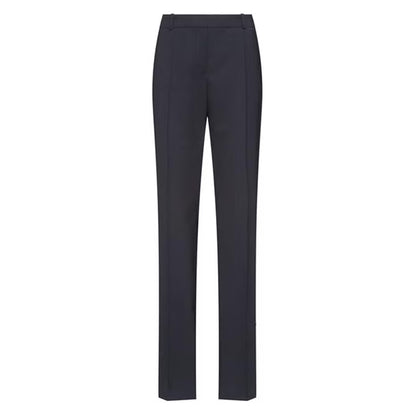 Dark Blue - Front - Hugo Womens-Ladies The Regular Trousers