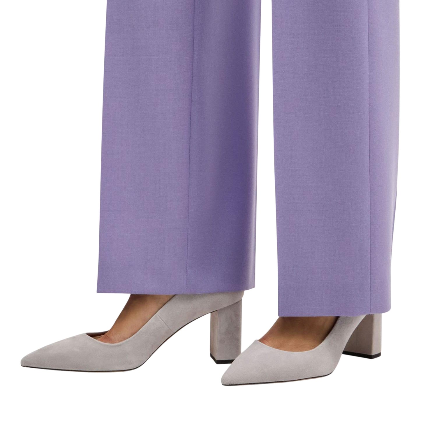 Grey - Lifestyle - Boss Womens-Ladies Janet Suede Pumps