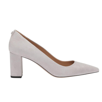 Grey - Side - Boss Womens-Ladies Janet Suede Pumps