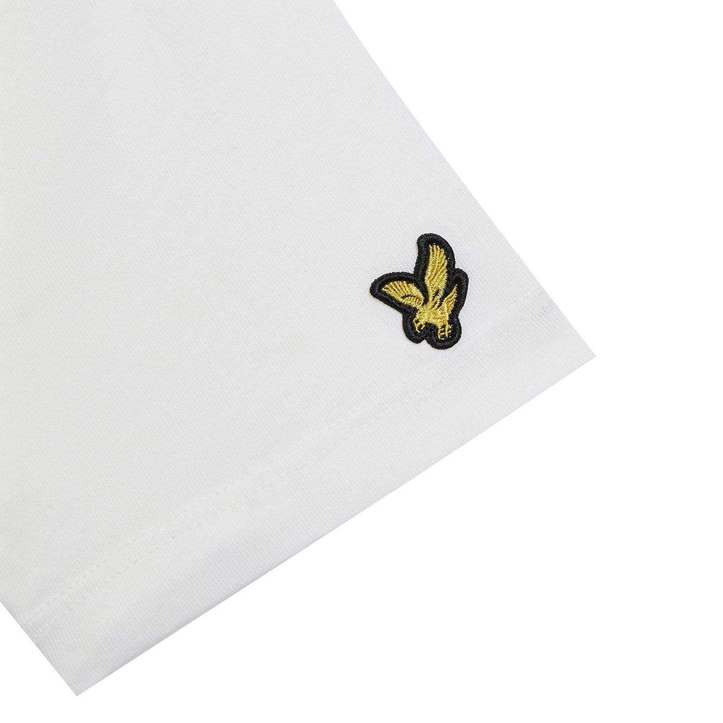 White - Side - Lyle & Scott Childrens-Kids Embroidered T-Shirt