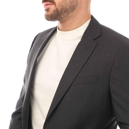 Grey - Side - Boss Mens Jeckson Blazer