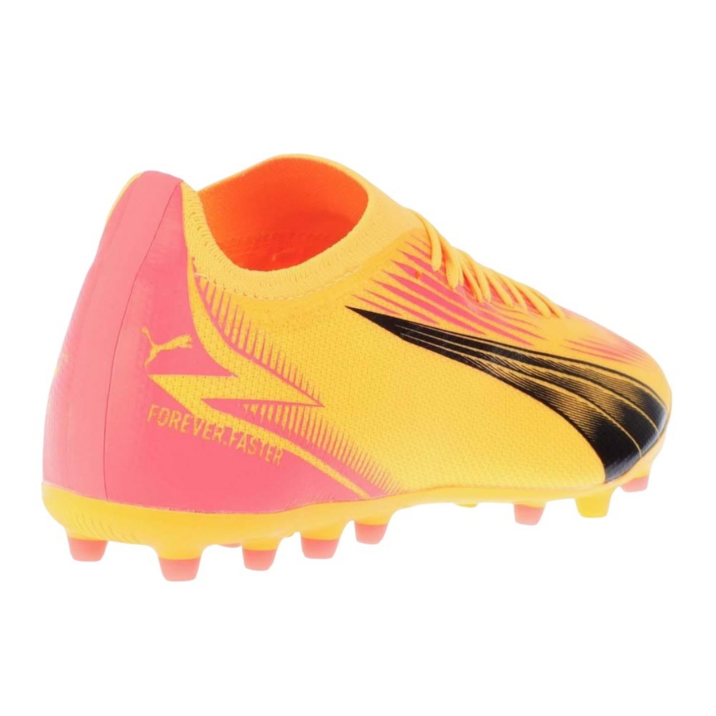 Yellow - Back - Puma Mens Ultra Match Firm Ground Football Boots