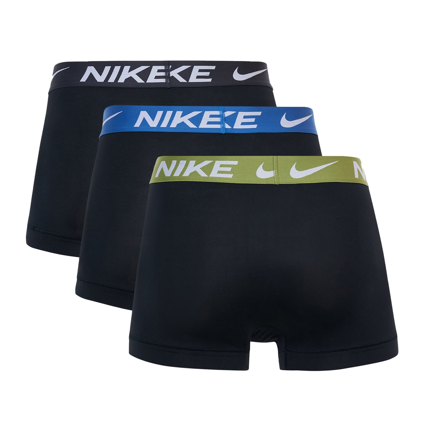 Black - Back - Nike Mens Essential Micro Boxer Shorts (Pack of 3)