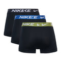 Black - Back - Nike Mens Essential Micro Boxer Shorts (Pack of 3)