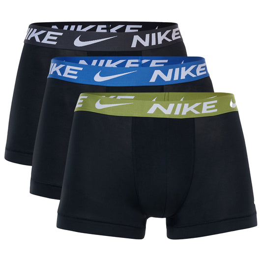 Black - Front - Nike Mens Essential Micro Boxer Shorts (Pack of 3)