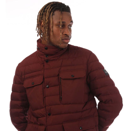 Red - Side - Boss Mens Devinni Jacket