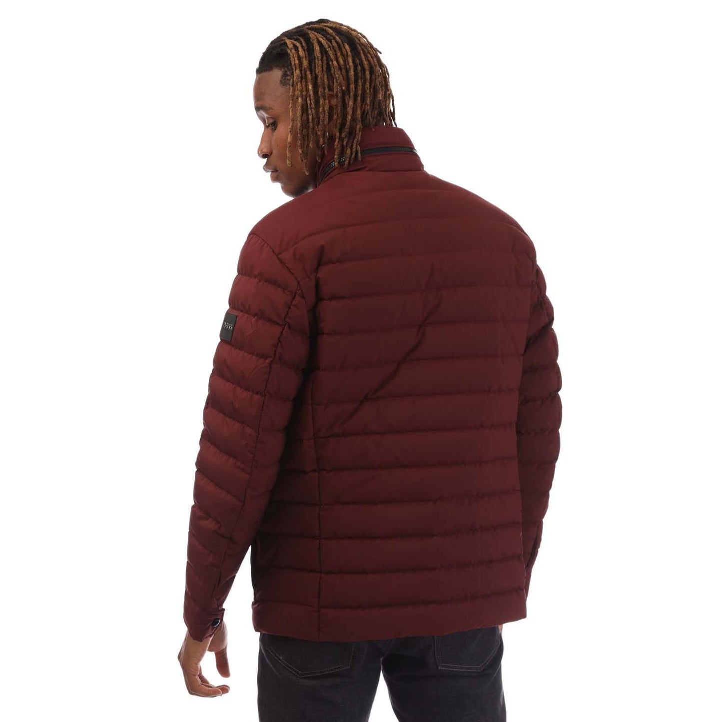 Red - Back - Boss Mens Devinni Jacket