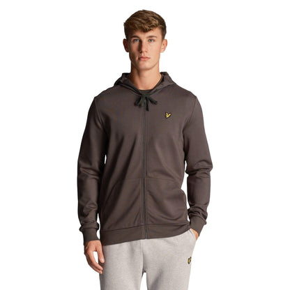 Grey - Lifestyle - Lyle & Scott Mens Full Zip Hoodie