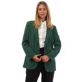 Green - Front - Boss Womens-Ladies Jocaluah Regular Blazer