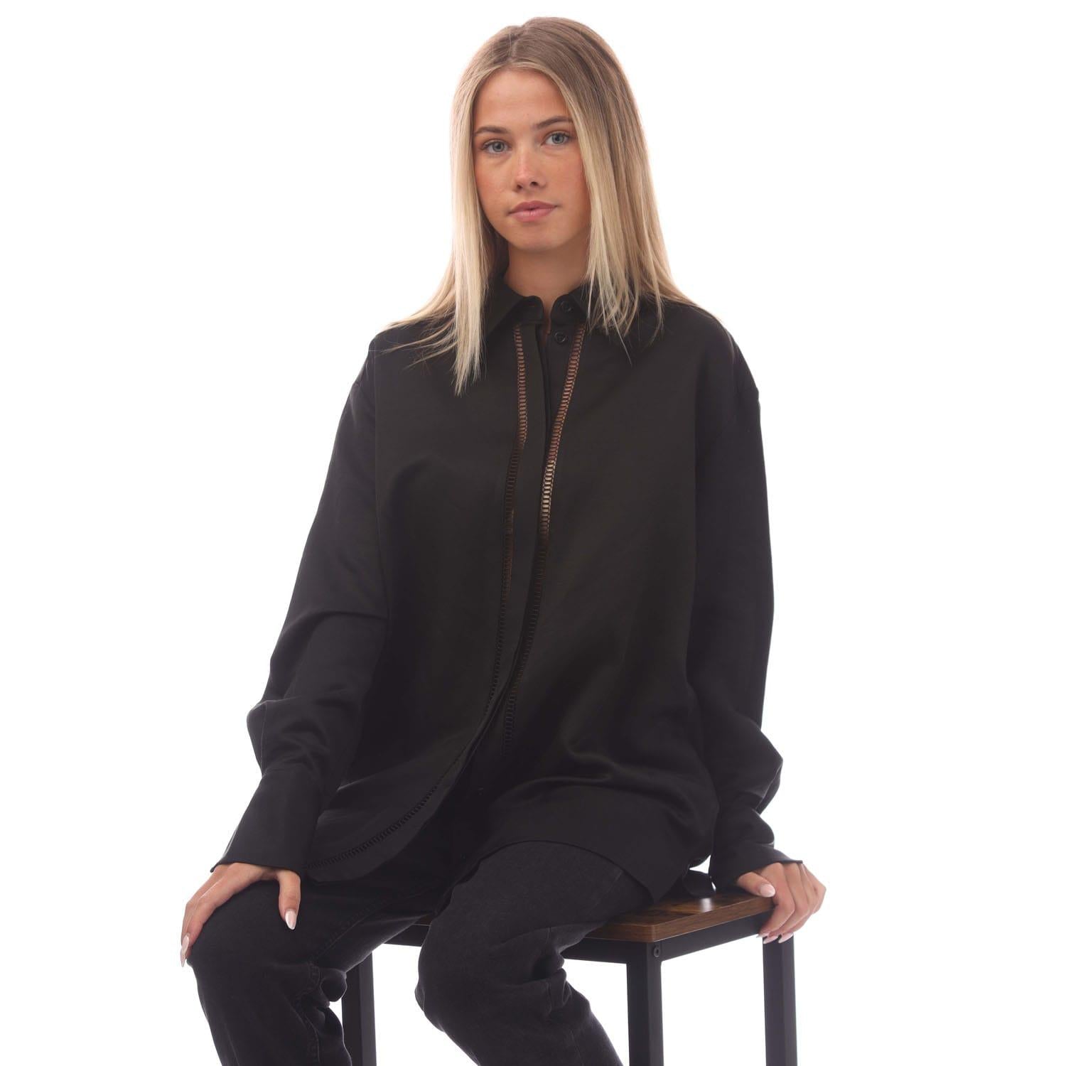 Black - Lifestyle - Hugo Boss Womens-Ladies Beina Blouse