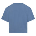 Blue - Back - Nike Childrens-Kids Just Do It Solarised T-Shirt