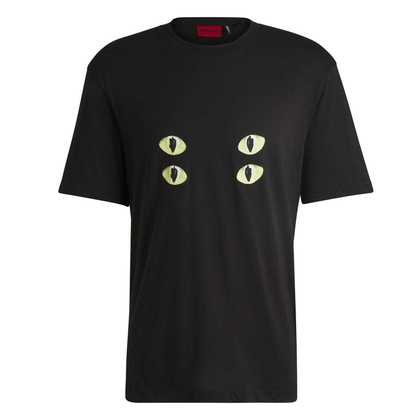 Black - Front - Hugo Mens Dombreo T-Shirt