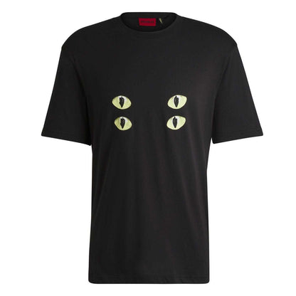 Black - Front - Hugo Mens Dombreo T-Shirt