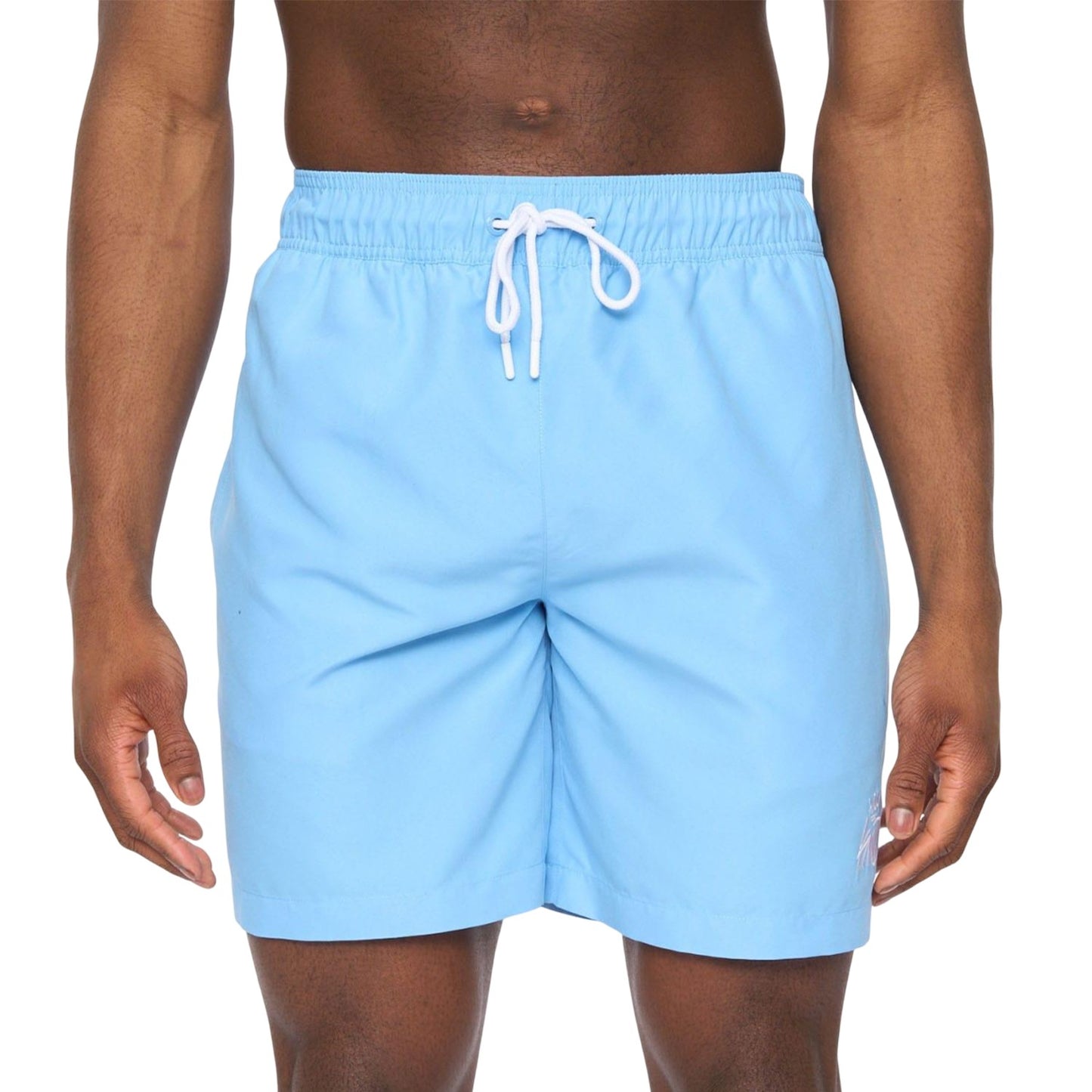 Sky Blue - Front - Kings Will Dream Mens Crosby 2.0 Swim Shorts