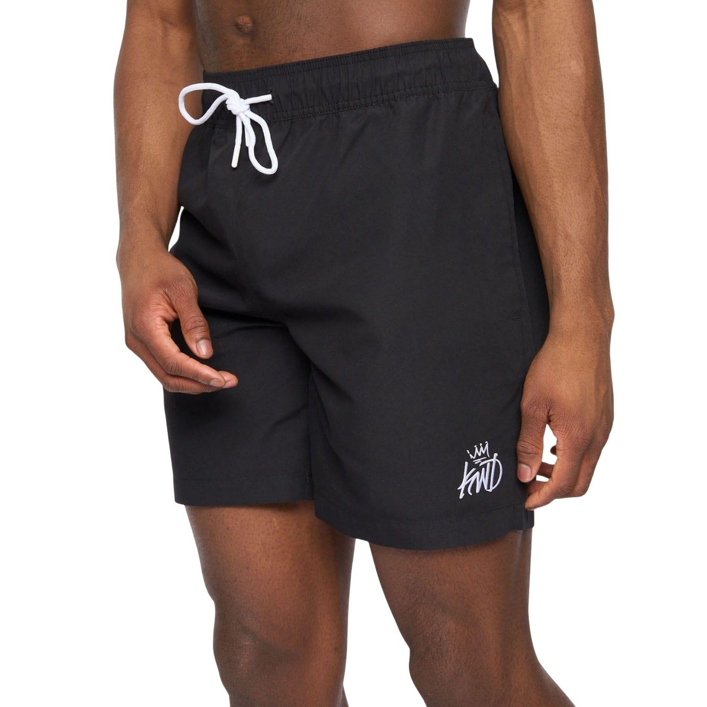 Black - Side - Kings Will Dream Mens Crosby 2.0 Swim Shorts