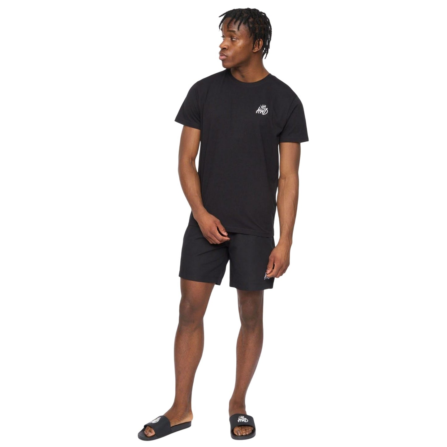 Black - Pack Shot - Kings Will Dream Mens Crosby 2.0 Swim Shorts