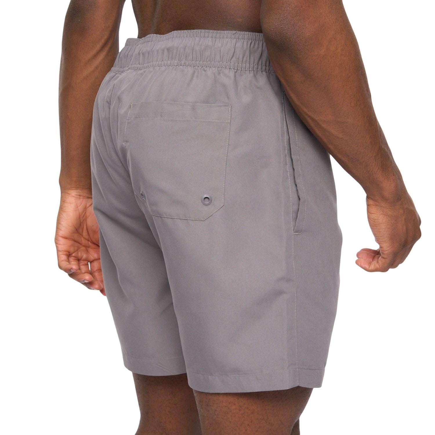 Grey - Back - Kings Will Dream Mens Crosby 2.0 Swim Shorts