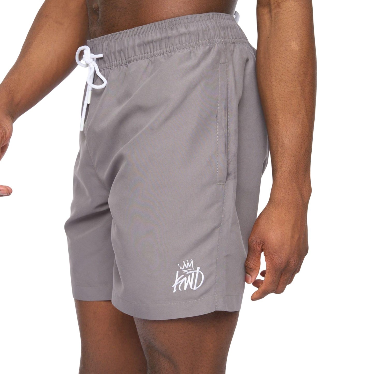 Grey - Side - Kings Will Dream Mens Crosby 2.0 Swim Shorts