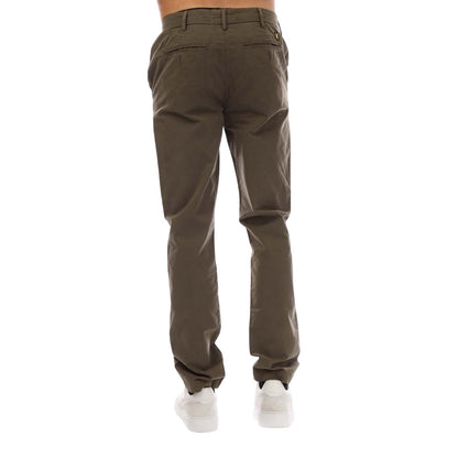 Olive - Back - Lyle & Scott Mens Anfield Chinos