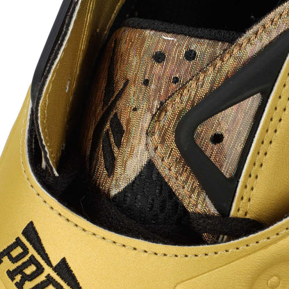 Gold - Close up - Reebok Unisex Adult Preseason 94 Leather Trainers