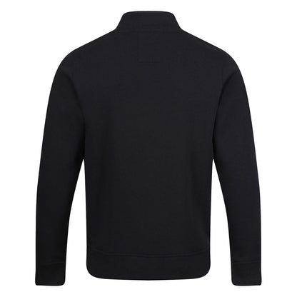 Black - Back - Luke 1977 Mens Sydney Quarter Zip Sweatshirt